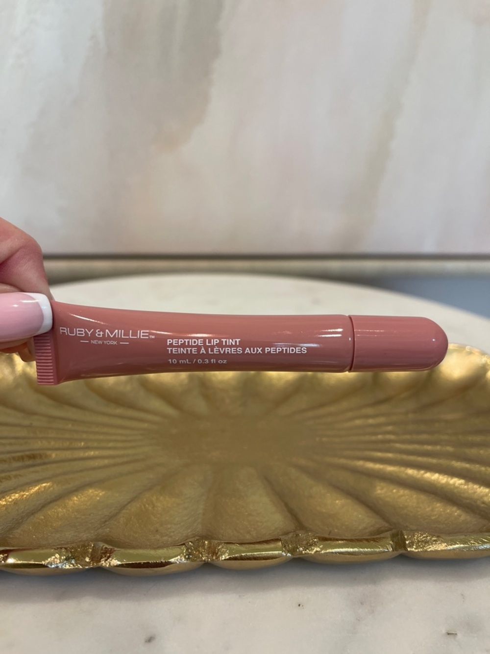 NWOT Ruby & Millie Peptide Lip Tint in French Toast
